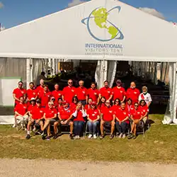 International Visitors Tent